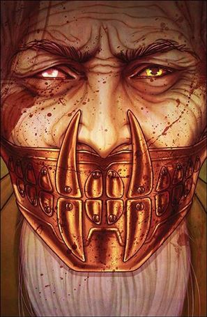 Something is Killing the Children issue 24-C Jenny Frison Die Cut Bloody Mask Cover