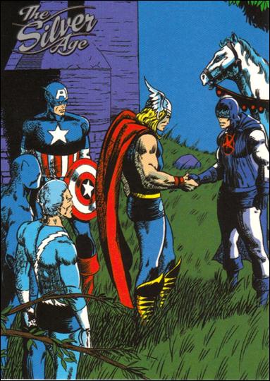 Marvel: The Silver Age (Base Set) card 98 Avengers #100