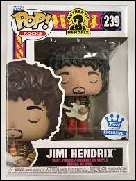 Pop! Rocks figure 239 Jimi Hendrix (Funko Shop Exclusive)