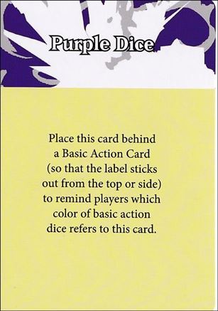 DC Comics Dice Masters Justice League  card Purple Dice Purple Dice