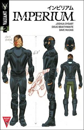 Imperium issue 2-E Doug Braithwaite 1:20 Character Design Cover 1/350