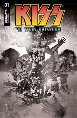KISS: Phantom Obsession issue 1-N Stuart Sayger 1:40 Grayscale Cover