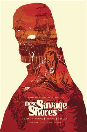These Savage Shores issue 3-B Second Printing Cover