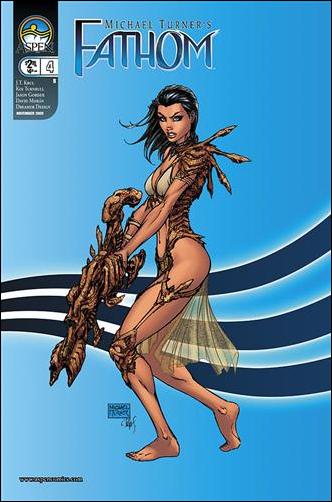 Michael Turner's Fathom (2005) issue 4-B Michael Turner "Gun" Cover