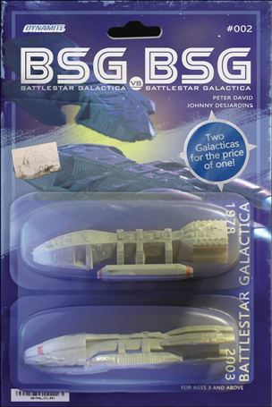 Battlestar Galactica BSG vs BSG issue 2-C Michael Adams Action Figure Cover