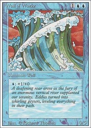 Magic the Gathering: Revised (Base Set) card 91 Wall of Water
