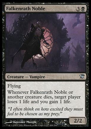 Magic the Gathering: Innistrad (Base Set) card 100 Falkenrath Noble