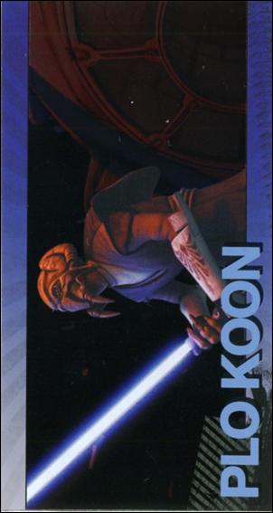 Star Wars: The Clone Wars Widevision (Character Foil Subset) card 4 Plo Koon