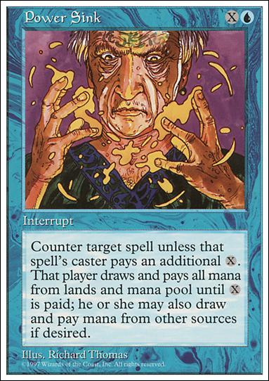 Magic the Gathering: 5th Edition (Base Set) card 111 Power Sink