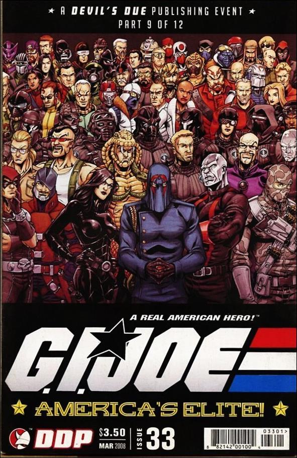G.I. Joe: America's Elite issue 33 Wraparound Cover