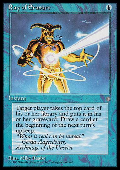 Magic the Gathering: Ice Age (Base Set) card 93 Ray of Erasure