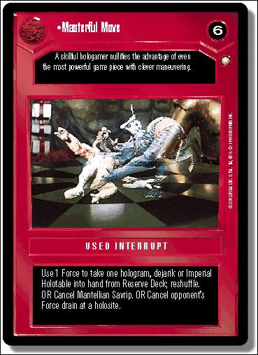 Star Wars: Special Edition Limited (Base Set) card 94 Masterful Move