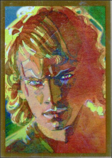 Star Wars Galaxy: Series 7 (Foil Subset) card 1-B Anakin Skywalker - Bronze Foil