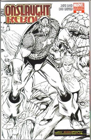 Onslaught Reborn issue 1-D Rob Liefeld Jay Company Sketch Cover