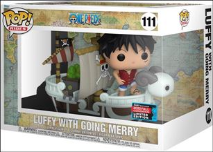 POP! Rides figure 111-B Luffy with Going Merry Fall Con Exclusive