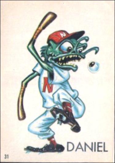 Ugly Stickers (1965) (Base Set) card 31 Daniel
