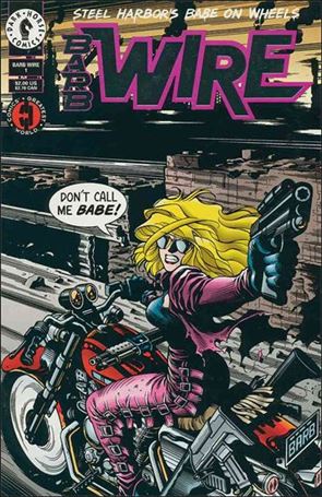 Barb Wire (1994) issue 1 Foil Logo Cardstock Cover