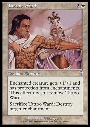 Magic the Gathering: Odyssey (Base Set) card 54 Tattoo Ward