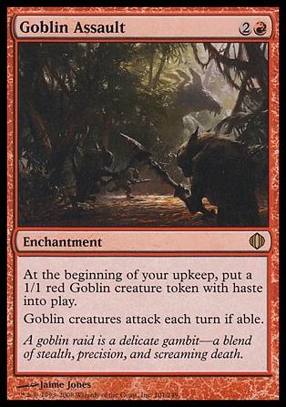 Magic the Gathering: Shards of Alara (Base Set) card 101 Goblin Assault