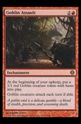 Magic the Gathering: Shards of Alara (Base Set) card 101 Goblin Assault