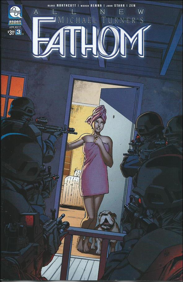 All New Michael Turner's Fathom issue 3 Marco Renner Cover