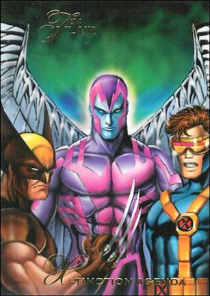 Marvel Annual Flair '94 (Base Set) card 76 X-Tinction Agenda