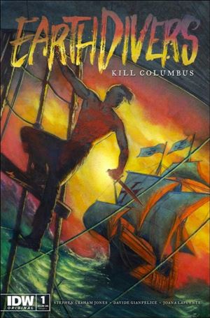 Earthdivers issue 1-C Aaron Campbell Cover