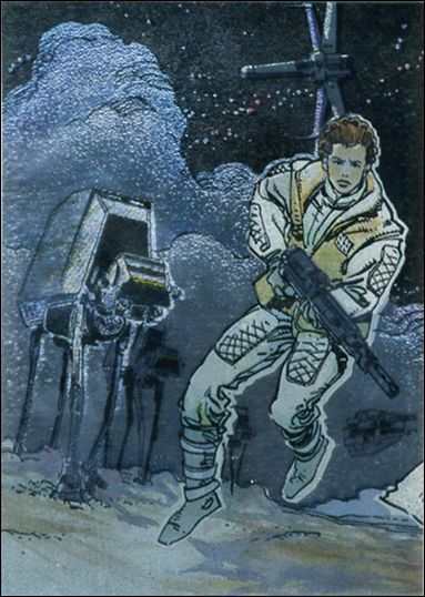 Star Wars Galaxy: Series 1 (Foil Subset) card 6 Princess Leia Organa - Etched Foil