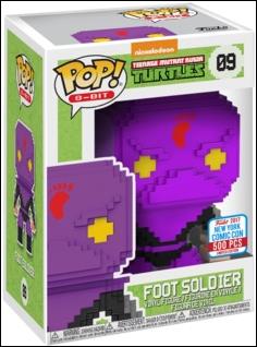 POP! 8-Bit figure 9-B Foot Soldier (Purple) NYCC 2017 Exclusive 1/500