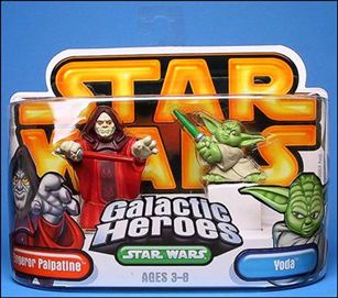 Star Wars: Galactic Heroes figure 16 Emperor Palpatine and Yoda