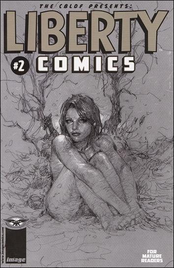 CBLDF Presents: Liberty Comics issue 2-C Jim Lee 1:25 Sketch Cover
