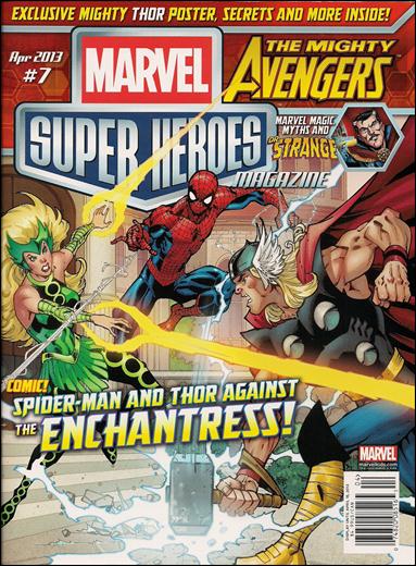 Marvel Super Heroes Magazine issue 7-B Spider-Man and Thor vs Enchantress Cover