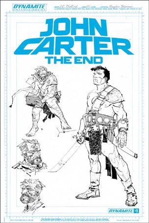 John Carter: The End issue 1-L Hayden Sherman Artboard 1:5 Cover