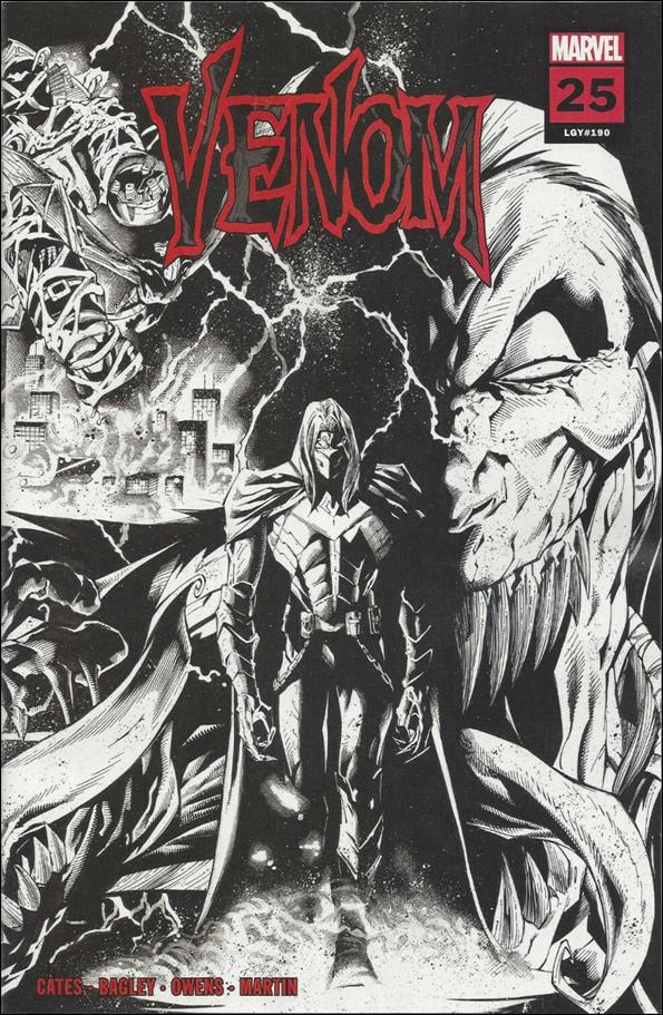 Venom (2018) issue 25-P Ryan Stegman B&W Wraparound 1:25 Cover (3rd Print)