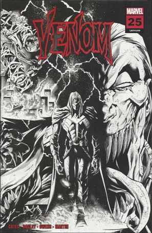 Venom (2018) issue 25-P Ryan Stegman B&W Wraparound 1:25 Cover (3rd Print)