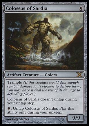 Magic the Gathering: 10th Edition (Base Set) card 317 Colossus of Sardia
