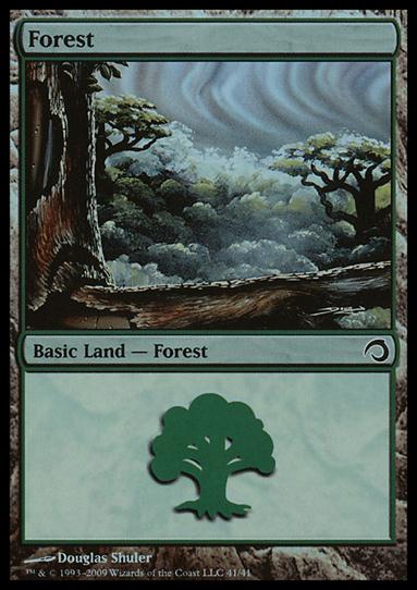 Magic the Gathering: Premium Deck Series: Slivers (Base Set) card 41 Forest