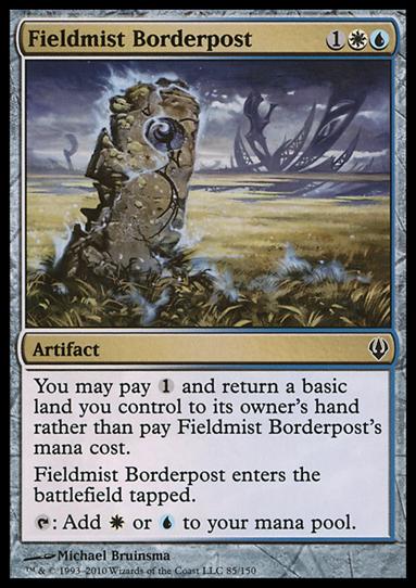 Magic the Gathering: Archenemy (Base Set) card 85 Fieldmist Borderpost