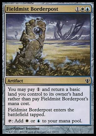 Magic the Gathering: Archenemy (Base Set) card 85 Fieldmist Borderpost