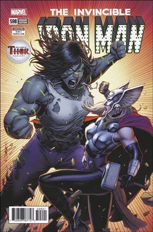 Invincible Iron Man (2017) issue 598-B Dale Keown Thor Cover