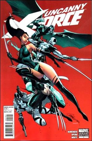 Uncanny X-Force (2010) issue 1-B J. Scott Campbell Cover