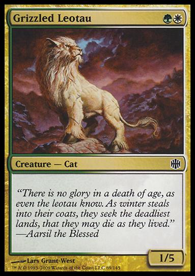 Magic The Gathering: Alara Reborn (Base Set) card 69 Grizzled Leotau