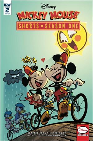 Mickey Mouse Shorts: Season One issue 2-C Alex Kirwan 1:10 Cover