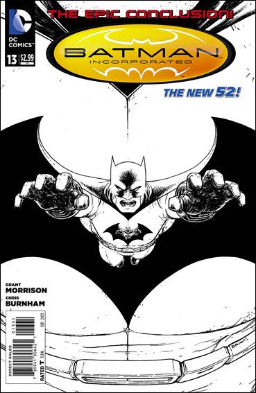 Batman Incorporated (2012) issue 13-E Chris Burnham 1:100 Black and White Cover