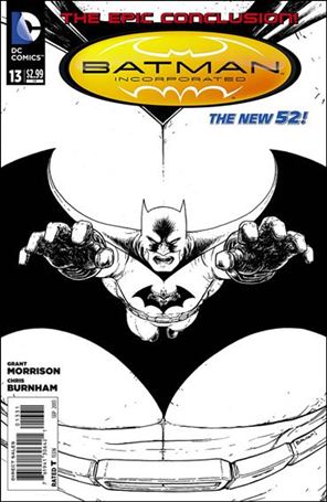 Batman Incorporated (2012) issue 13-E Chris Burnham 1:100 Black and White Cover