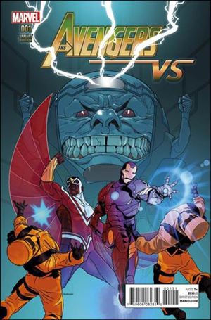 Avengers Vs issue 1-B Kalman Andrasofszky Cover