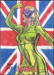 Women of Marvel (SketchaFEX Subset) card DD Dan Day 1/189