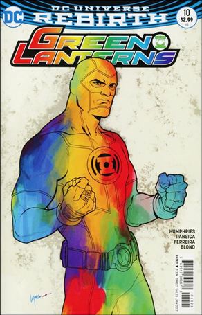 Green Lanterns issue 10-B Emanuela Lupacchino Cover