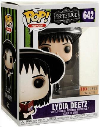 POP! Movies figure 642 Lydia Deetz (Black Hat) BoxLunch Exclusive
