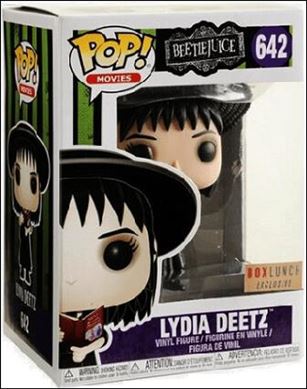 POP! Movies figure 642 Lydia Deetz (Black Hat) BoxLunch Exclusive